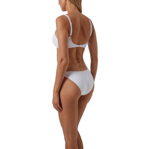 Melissa Odabash Minimalist Salvador Minimalist White Bikini Bottom IT 38 US 2 - Picture 5 of 7